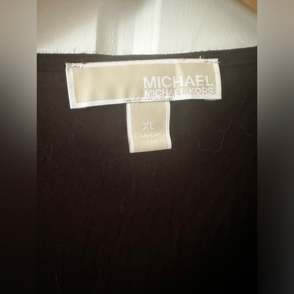 Michael Kors Black Sleeveless Blouse, xl - Picture 2 of 3